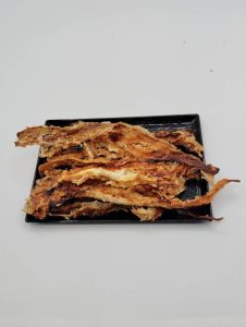 あなごの荒ほぐし黒皿